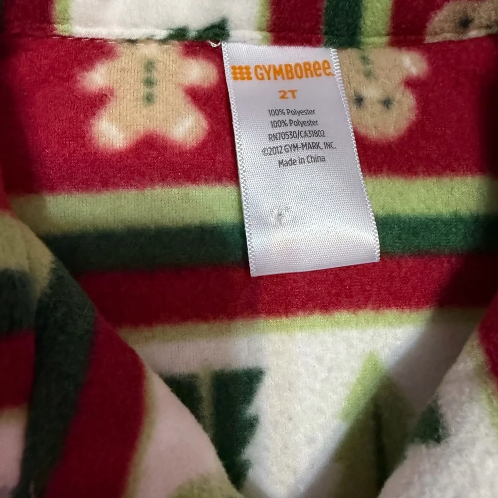 Gymboree Holiday Red and Green Kids Blazer